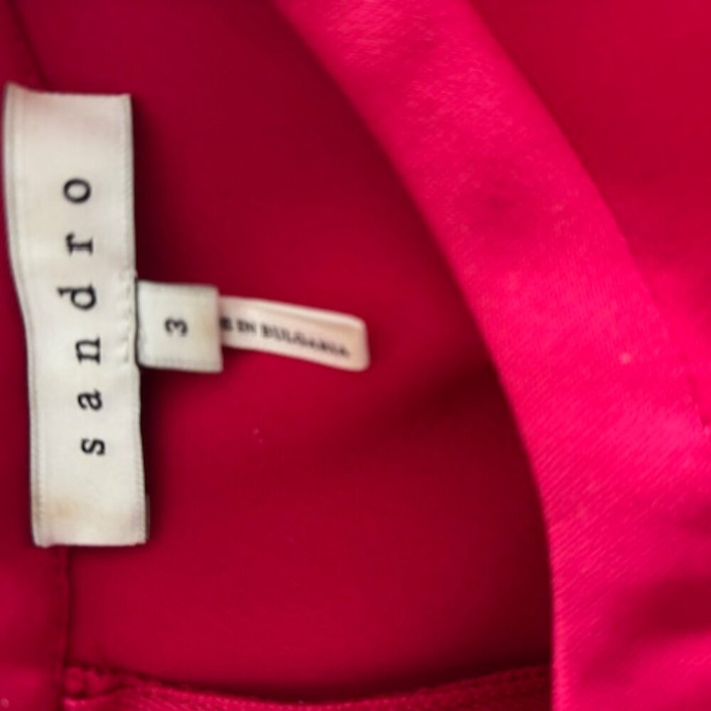 Sandro Flutter Sleeve Mini Peplum Dress - image 3